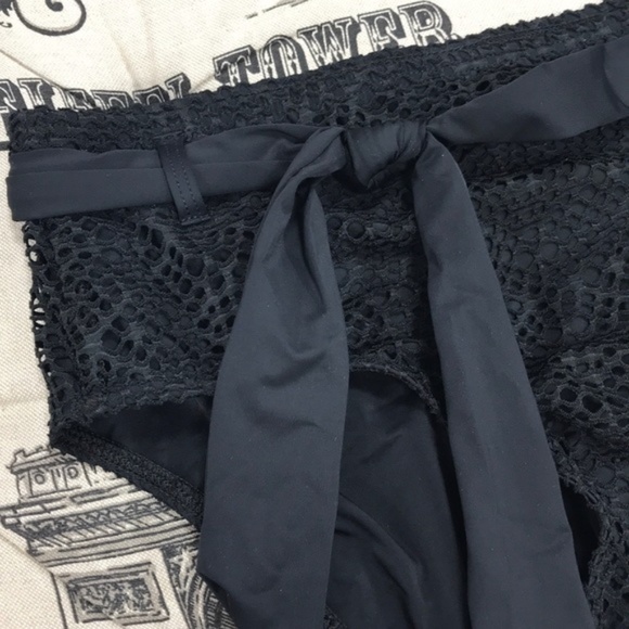 Ella Moss Waist Tie Crochet Bikini Bottoms - Picture 4 of 7